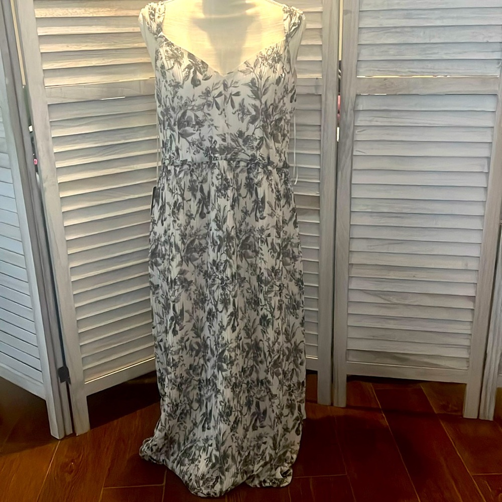 NWT Express floral Victorian dress size Large!